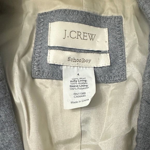 J. Crew Gray womens Blazer - Picture 3 of 3